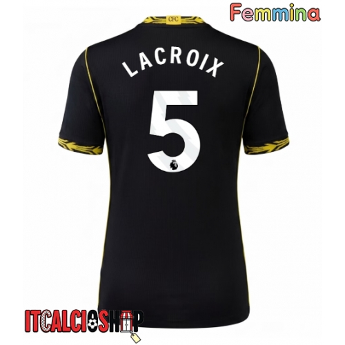 Chelsea Maxence Lacroix #5 Seconda Maglia Femmina 2026-27 Manica Corta